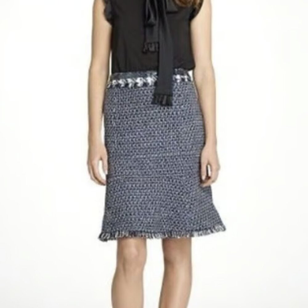Tory Burch Blue Tweed Mini Skirt "Maryna"
